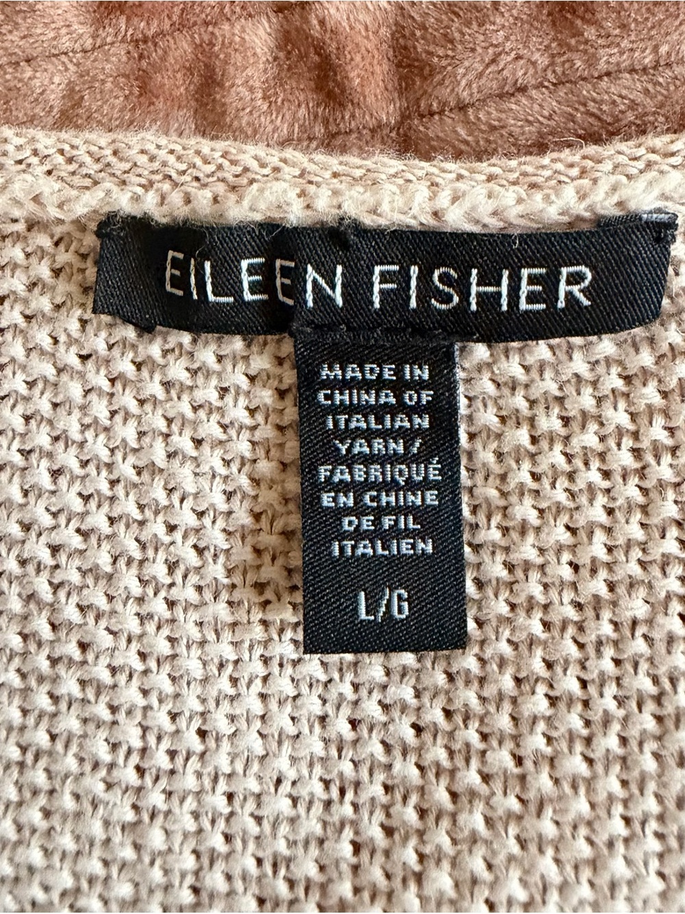 Eileen Fisher Women's light pink Short-Sleeve light knit sweater - Picture 2 of 5